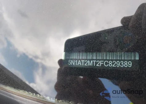 2015 Nissan Rogue Sl из США, поврежденный, VIN 5N1AT2MT2FC829389